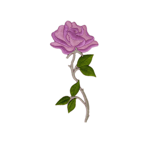 PS1718 - Purple Rose Flower (Iron on)