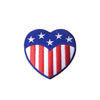PT546 - USA Heart flag (Iron on)