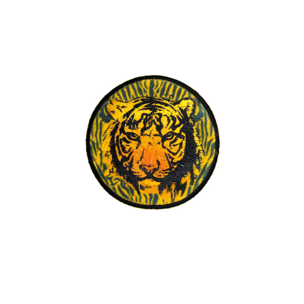 PH1078 - Tiger Badge Velvet (Iron on)