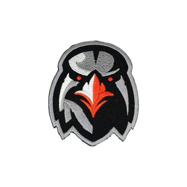 PH1057 - Dark Angry Eagle Head (Iron on)