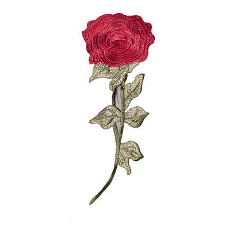 PT1881 - Red Layered Rose Flower XL (Sew on)