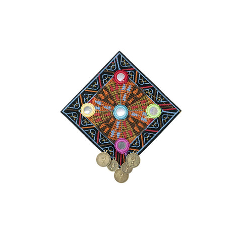PT1799 - Square Quenn Elizabeth Coins (Iron On)