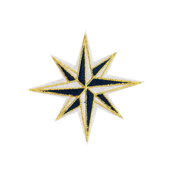 PH768 - Blue Gold Star (Iron on)