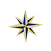 PH768 - Blue Gold Star (Iron on)