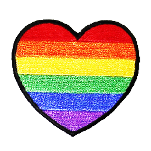 PH27 - Rainbow Heart (Iron on)