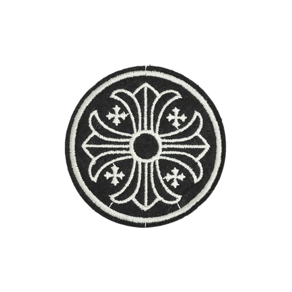 PH752 - Black Cross (Iron on)