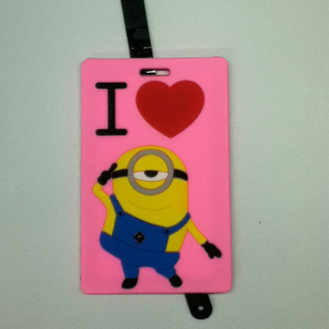 L00311 - I love Minion Luggage Tag