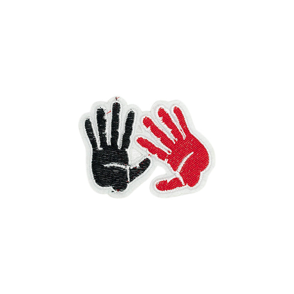PH1082 - Black Red Hands (Iron on)
