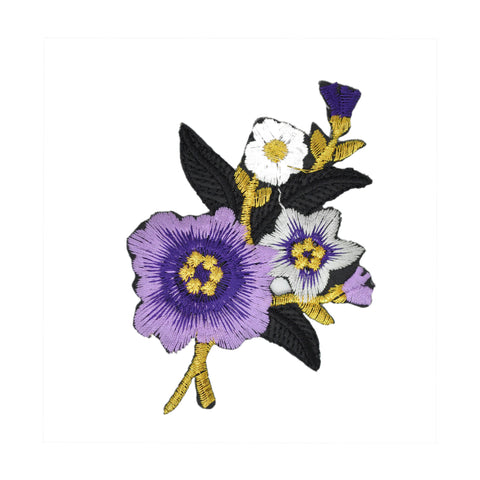 PT1338 - Purple Flower (Iron on)