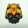 L00313 - Transformers Head Orange Luggage Tag