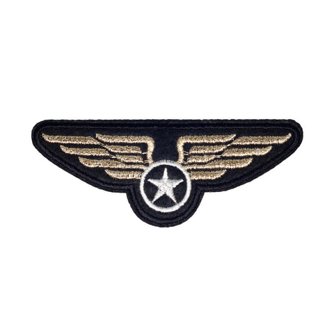 PH896 - Pilot badge with star (Iron on)