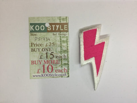 PS1734 - Pink Lightning (Iron on)