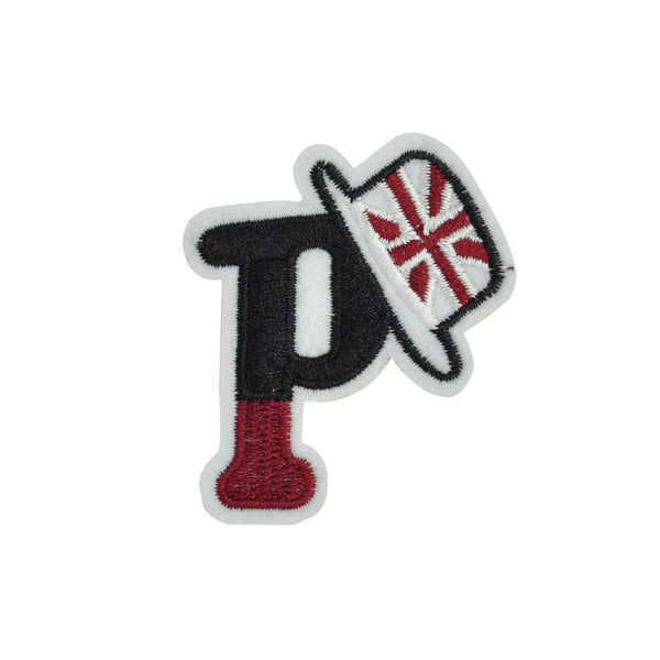 PT1310 - P Letter with Hat (Iron on)