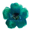 PT287 - flower XL polyester Green (Iron on)