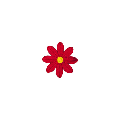 PT1841 - Red Daisy Flower (Iron On)