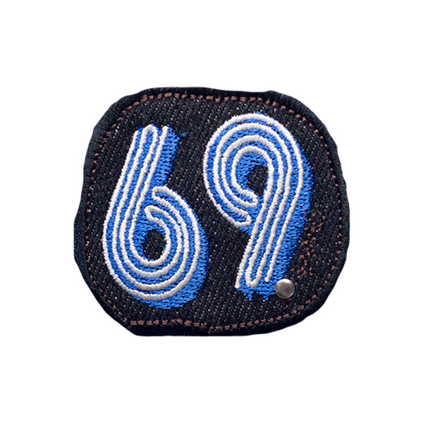 PT459 - 69 Badge (Iron on)