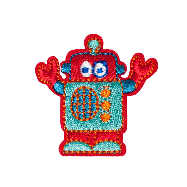 PH1025 - Small Red Robot (Iron on)