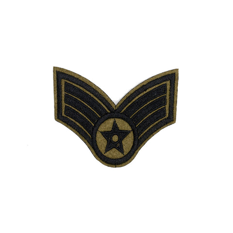 PT1282 - Star green badge (Iron on)
