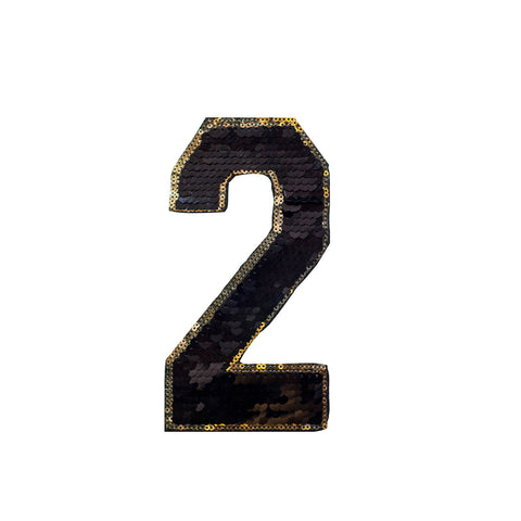 PT267 - Sequin Number 2 XL (Sew on)