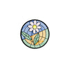 PT1348 - Daisy flower Badge (Iron on)