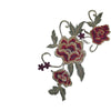PT1215 Big Brown Green Flower XL (Sew ON)