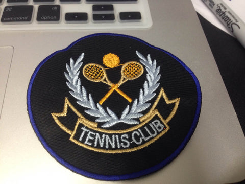 PT452 - Tennis Club Badge (Sew on)