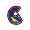 PH1036C - C DENIM LETTER (Iron on)