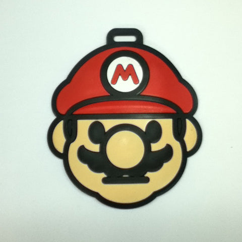 L00372 - Super Mario Head Luggage Tag
