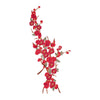 PT1909 - Long Red Flower XL (Iron on)