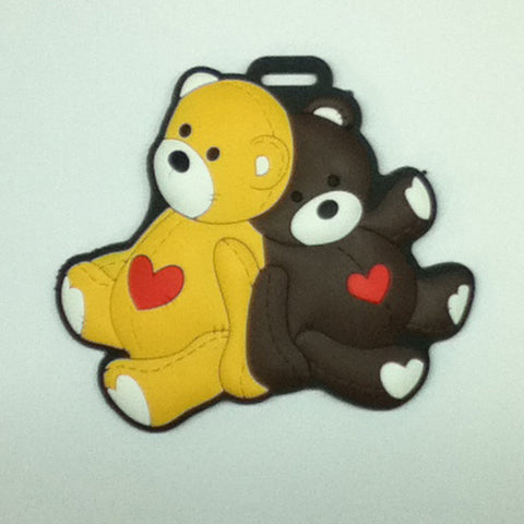 L00403 - Double Bear Luggage Tag
