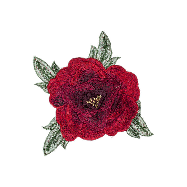 PT1206 - Layered Red Flower XL (Sew on)