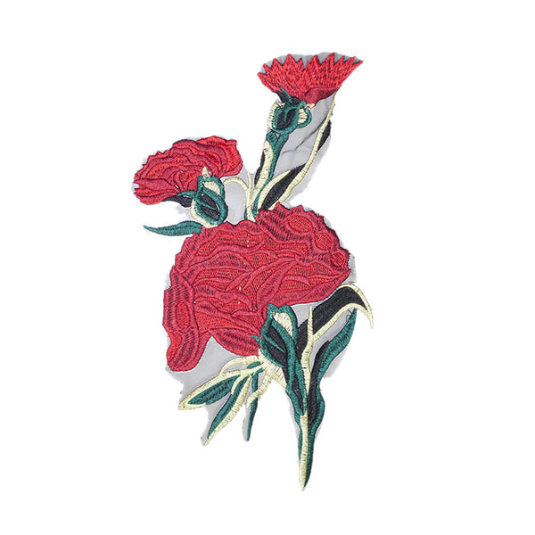 PT1192 Flower with Leaf XL (SEW ON)