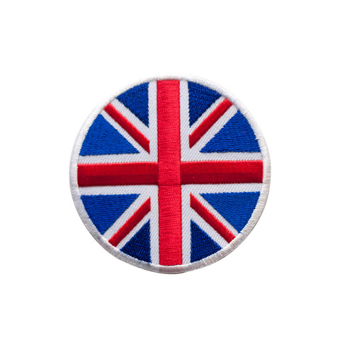 PT596 - Round Union Jack (Iron on)