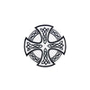 PT617 - White cross shield (Iron on)