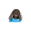 PS1592 - Woman Girl Head (Iron on)