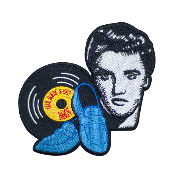 PH837 - Elvis blue suede shoes (Iron on)