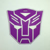L00347 - Purple Transformer Head Luggage Tag