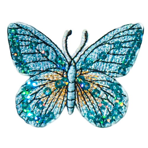 PH25 - Blue Butterfly (Iron on)