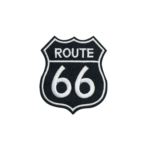PH795 - Route 66 Black (Iron on)