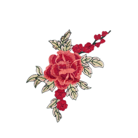 PT1218 Red Flower XL (Sew ON)