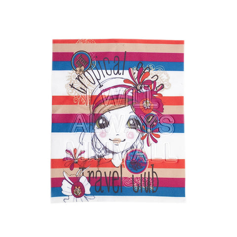 PT1422 - Travel Club - Tropical Embossed (Sew On)
