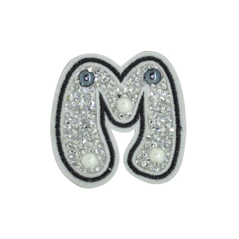 PT1093 M Letter Stone (Iron on)